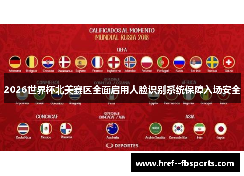 2026世界杯北美赛区全面启用人脸识别系统保障入场安全 2026世界杯北美赛区全面启用人脸识别系统保障入场安全